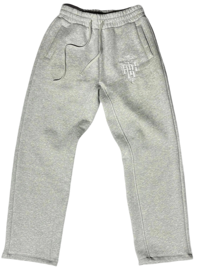 Grey Embroidery Sweatpants